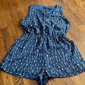 Navy blue romper, size M, worn once